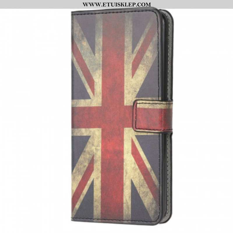 Etui Folio do Samsung Galaxy M53 5G Flaga Angielska